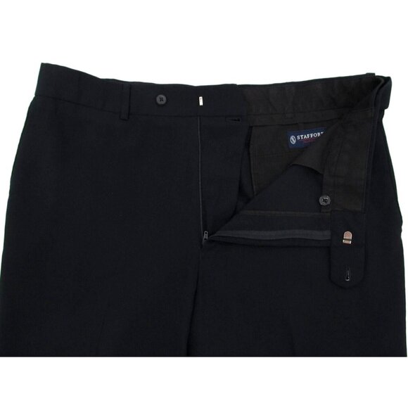 Stafford Classic Fit Wool Suit Separates Pants Mens 36x30 Blue Black Lot of 2 - Picture 10 of 16